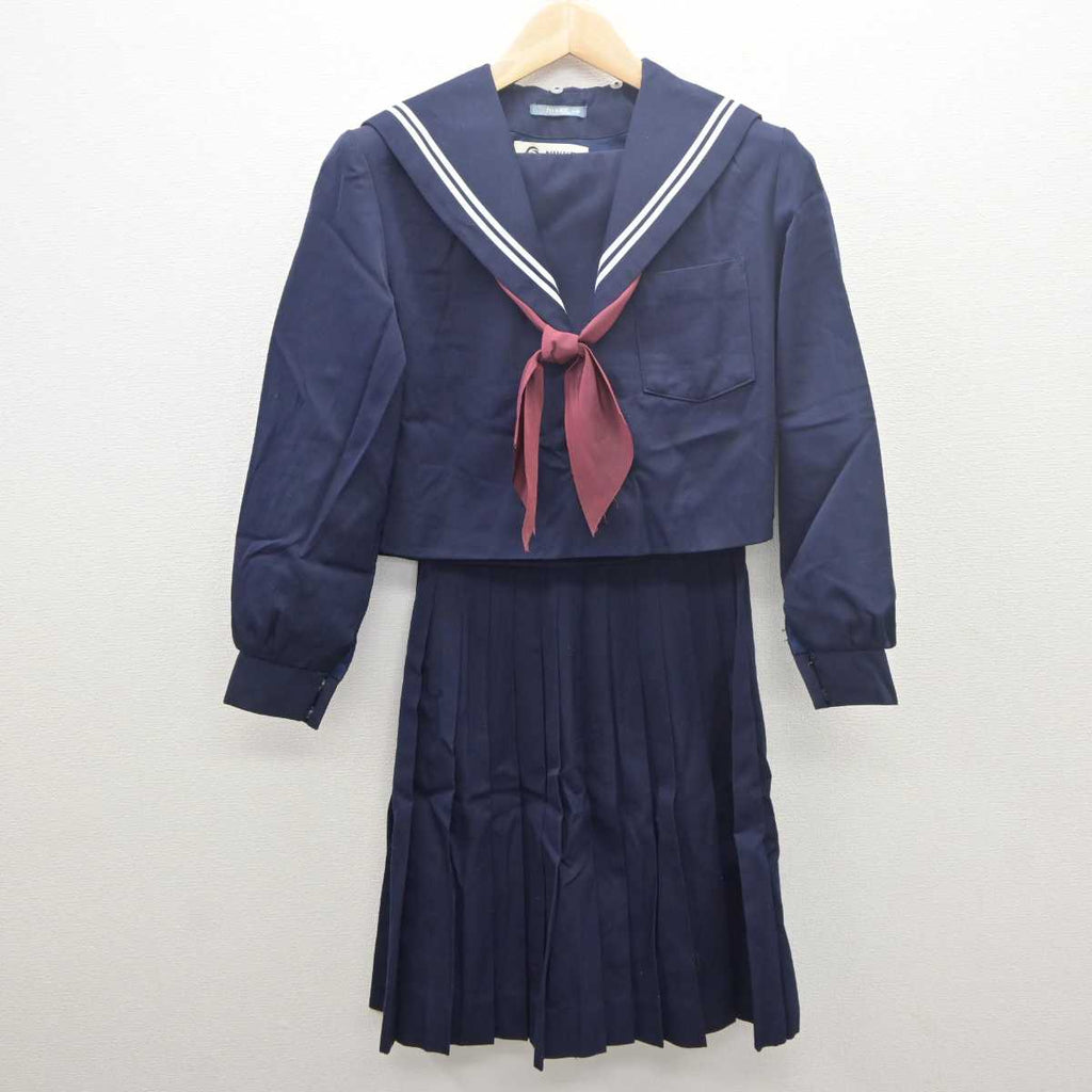 中古】愛知県 三好中学校 女子制服 3点 (セーラー服・スカート) sf061494 | 中古制服通販パレイド