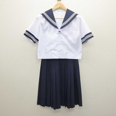 【中古】埼玉県 三郷市立北中学校 女子制服 2点 (セーラー服・スカート) sf061504