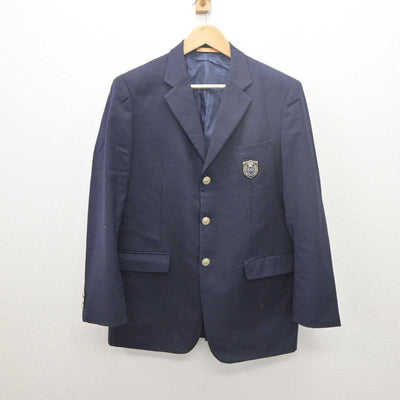 【中古】東京都 拓殖大学第一高等学校 男子制服 2点 (ブレザー・ニット) sf061513