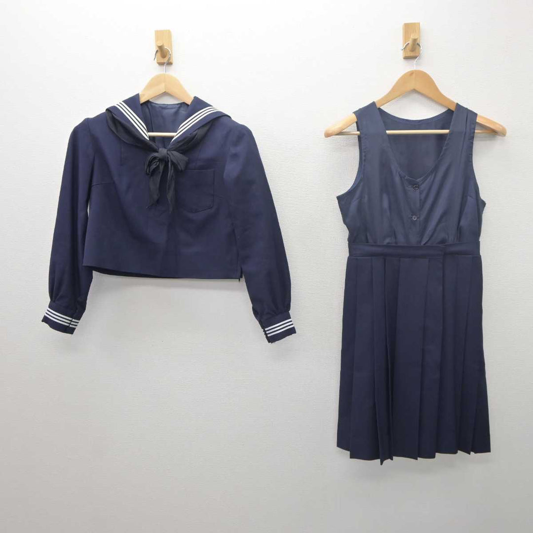 中古】神奈川県 鎌倉女学院高等学校 女子制服 3点 (セーラー服・スカート) sf061514 | 中古制服通販パレイド