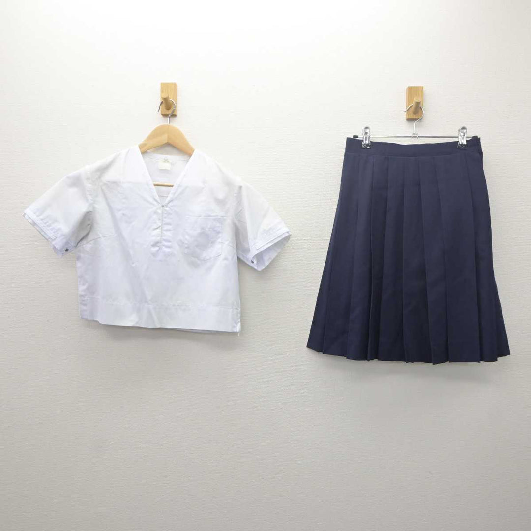 中古】神奈川県 鎌倉女学院高等学校 女子制服 2点 (セーラー服・スカート) sf061515 | 中古制服通販パレイド