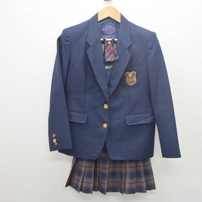 【中古】徳島県 鳴門第一高等学校 女子制服 3点 (ブレザー・スカート) sf061518