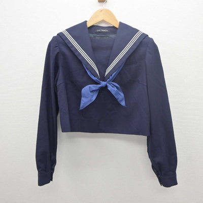 【中古】福岡県 多々良中学校 女子制服 3点 (セーラー服・ジャンパースカート) sf061523