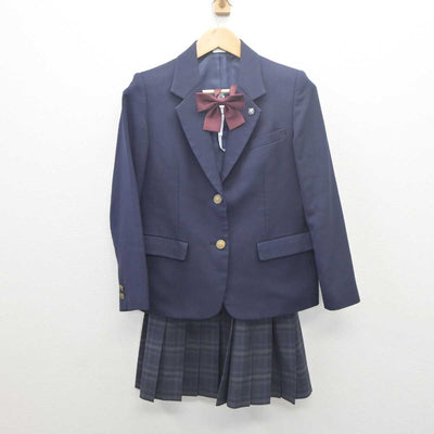 【中古】東京都 豊島高等学校 女子制服 4点 (ブレザー・スカート) sf061529