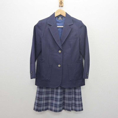 【中古】神奈川県 荏田南中学校 女子制服 2点 (ブレザー・スカート) sf061534