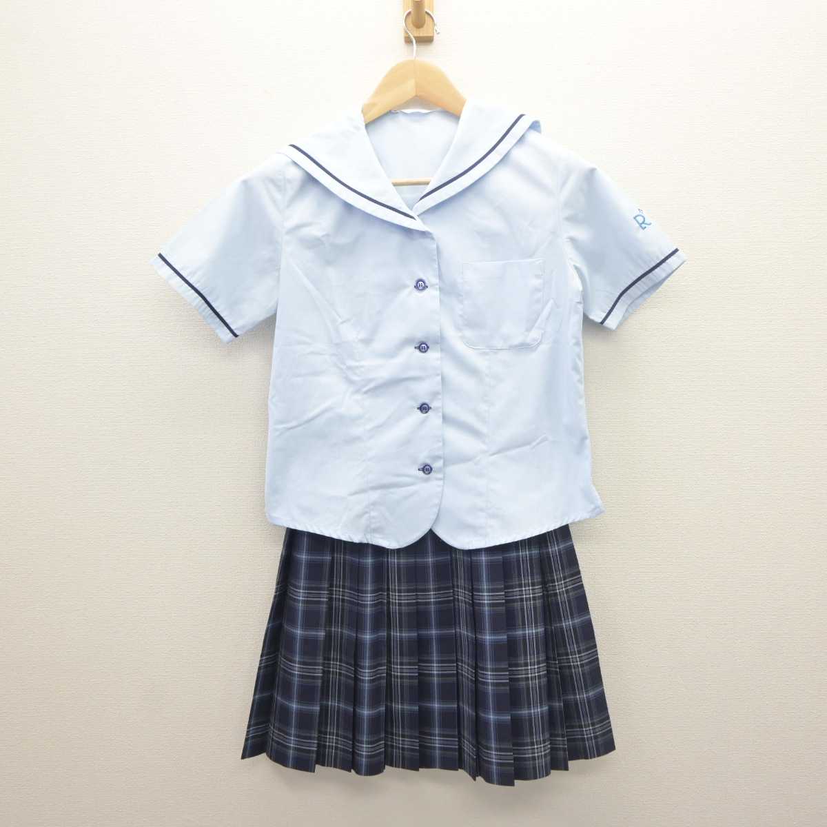 【中古】京都府 京都両洋高等学校 女子制服 2点 (セーラー服・スカート) sf061537