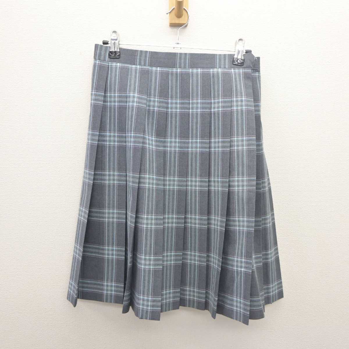 【中古】神奈川県 横浜翠陵中学校 女子制服 5点 (ニットベスト・シャツ・スカート) sf061541