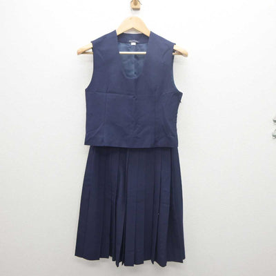 【中古】群馬県 前橋市立第六中学校 女子制服 4点 (ブレザー・ベスト・スカート) sf061554