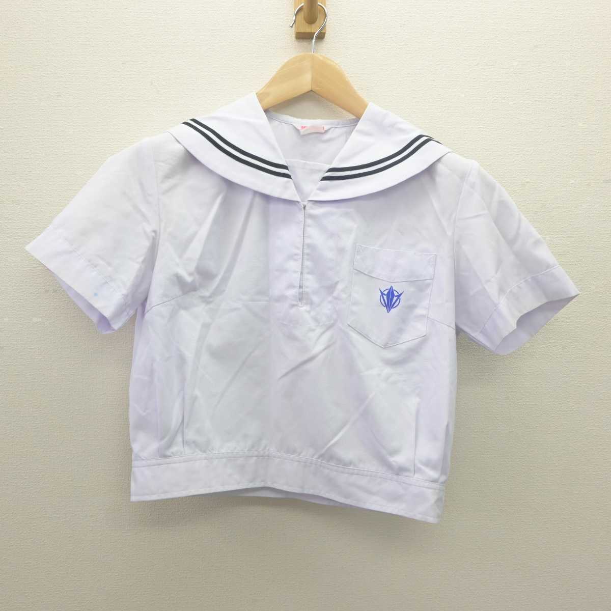 【中古】石川県 西南部中学校 女子制服 2点 (セーラー服・スカート) sf061558