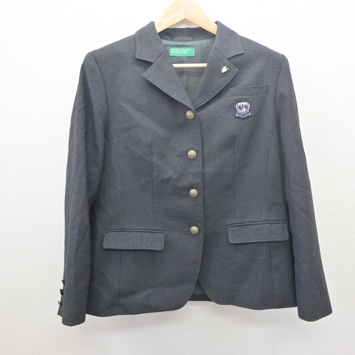 【中古】千葉県 植草学園大学附属高等学校 女子制服 4点 (ブレザー・シャツ・スカート) sf061571