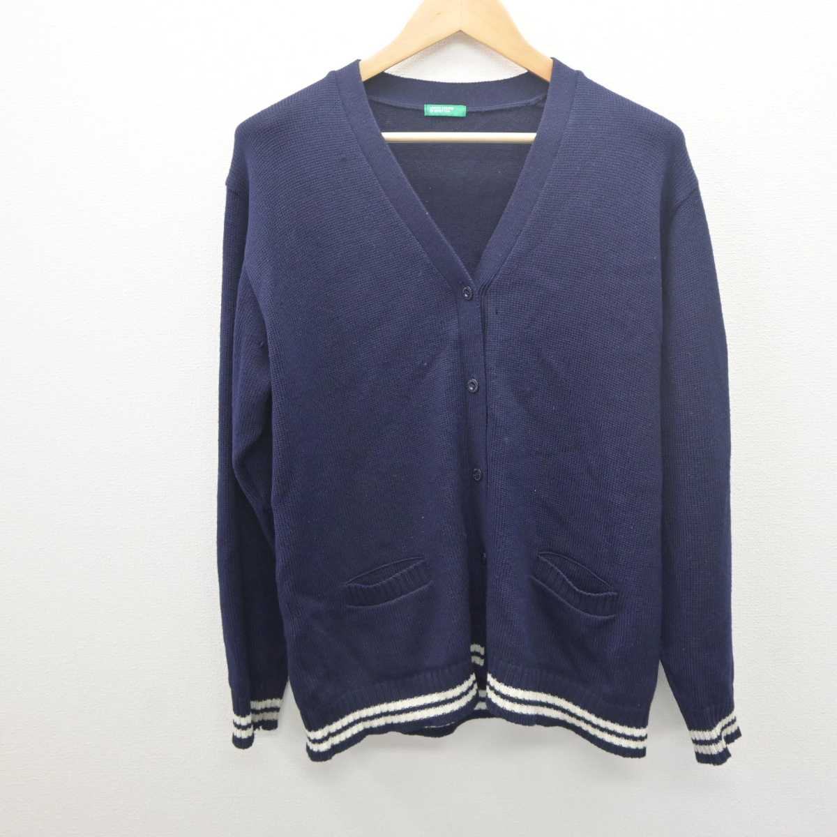 【中古】千葉県 植草学園大学附属高等学校 女子制服 3点 (ニット・シャツ) sf061572