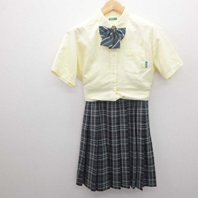 【中古】千葉県 植草学園大学附属高等学校 女子制服 3点 (シャツ・スカート) sf061573