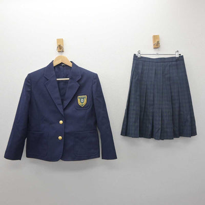 【中古】福岡県 第一薬科大学附属高等学校 女子制服 3点 (ブレザー・スカート) sf061575