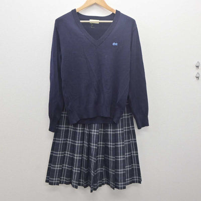 【中古】千葉県 おゆみ野南中学校 女子制服 4点 (ブレザー・ニット・スカート) sf061580