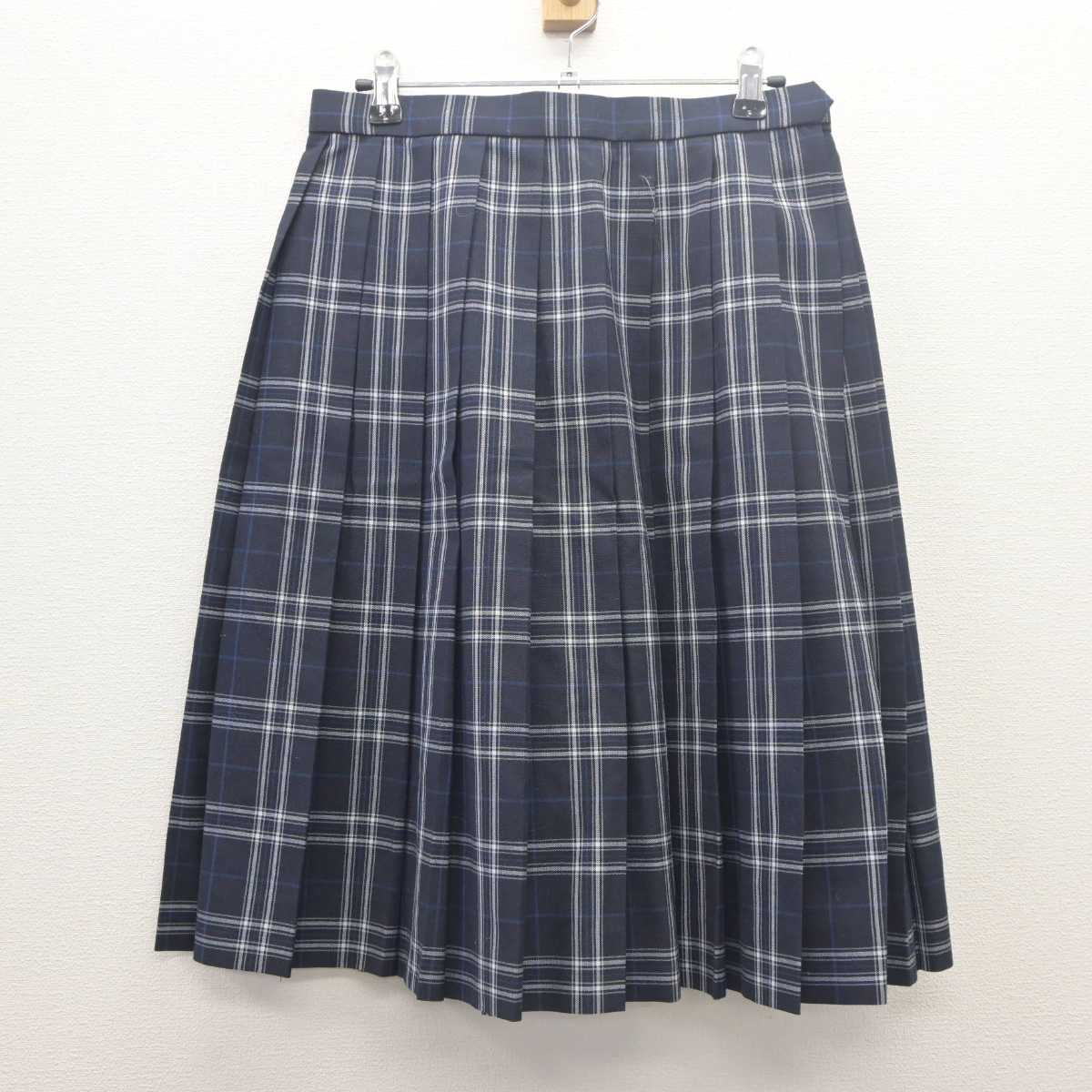 【中古】千葉県 おゆみ野南中学校 女子制服 2点 (ニットベスト・スカート) sf061581