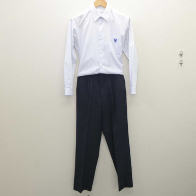 【中古】神奈川県 栄光学園高等学校 男子制服 2点 (シャツ・ズボン) sf061587