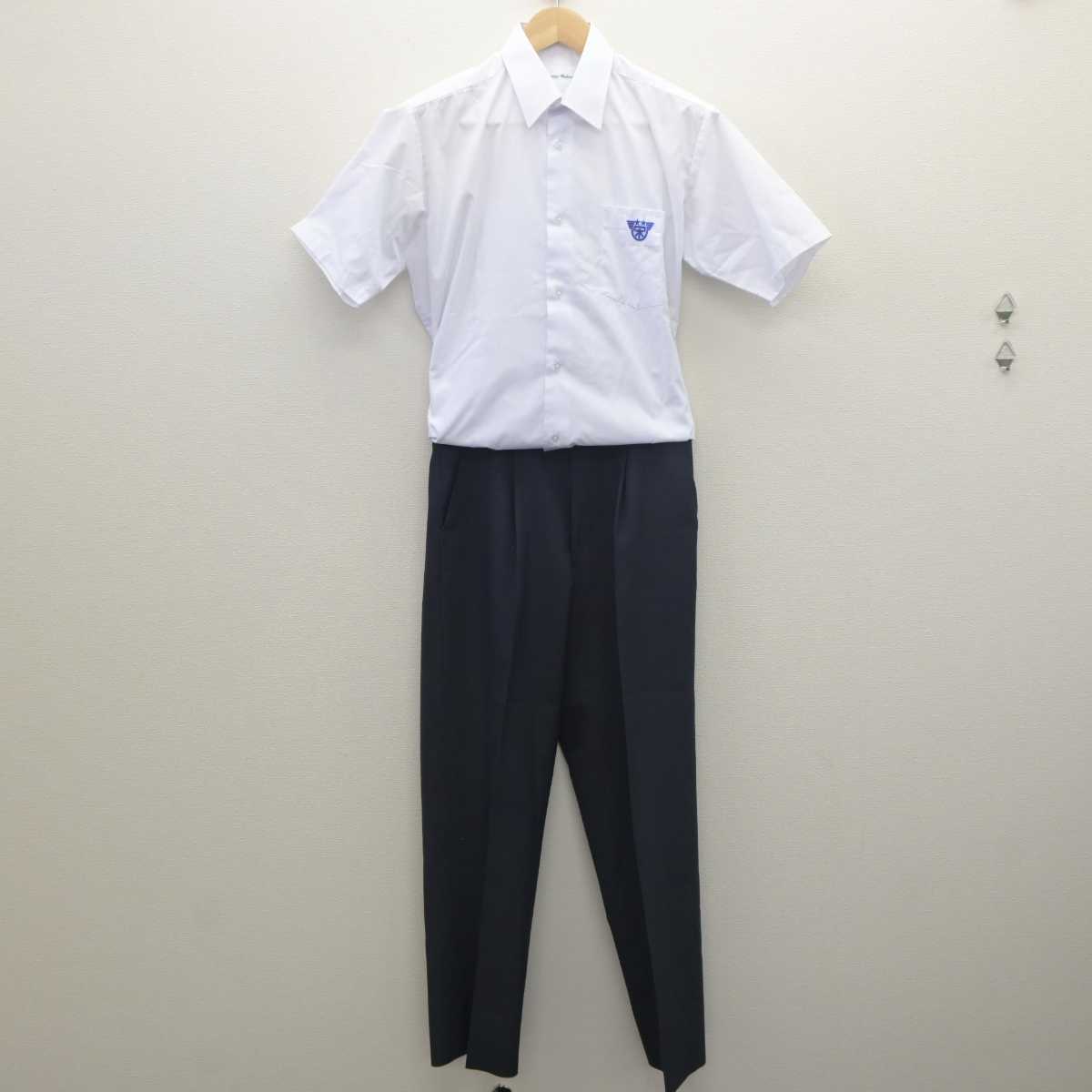 【中古】神奈川県 栄光学園高等学校 男子制服 3点 (シャツ・シャツ・ズボン) sf061588