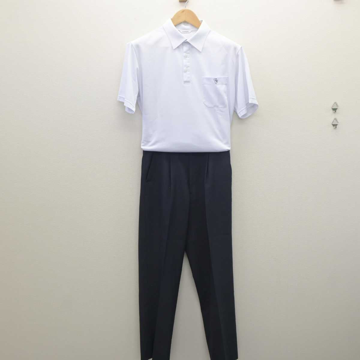 【中古】神奈川県 栄光学園高等学校 男子制服 3点 (シャツ・シャツ・ズボン) sf061588