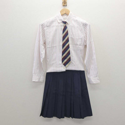 【中古】広島県 広島井口高等学校 女子制服 3点 (シャツ・スカート) sf061590