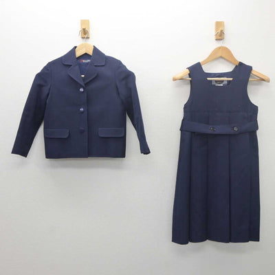 【中古】神奈川県 清泉小学校 女子制服 3点 (ブレザー・ジャンパースカート) sf061596