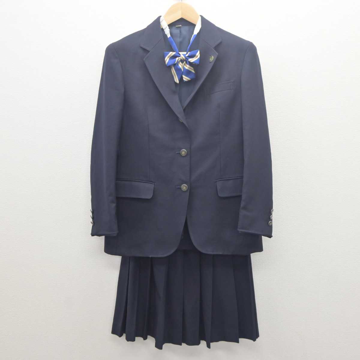 【中古】神奈川県4 大和南高等学校 女子制服 4点 (ブレザー・スカート・スカート) sf061601