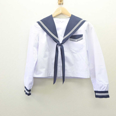 【中古】鹿児島県 大口高等学校 女子制服 3点 (セーラー服・スカート) sf061638