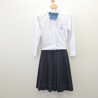 【中古】大阪府 東大谷高等学校 女子制服 3点 (シャツ・スカート) sf061640