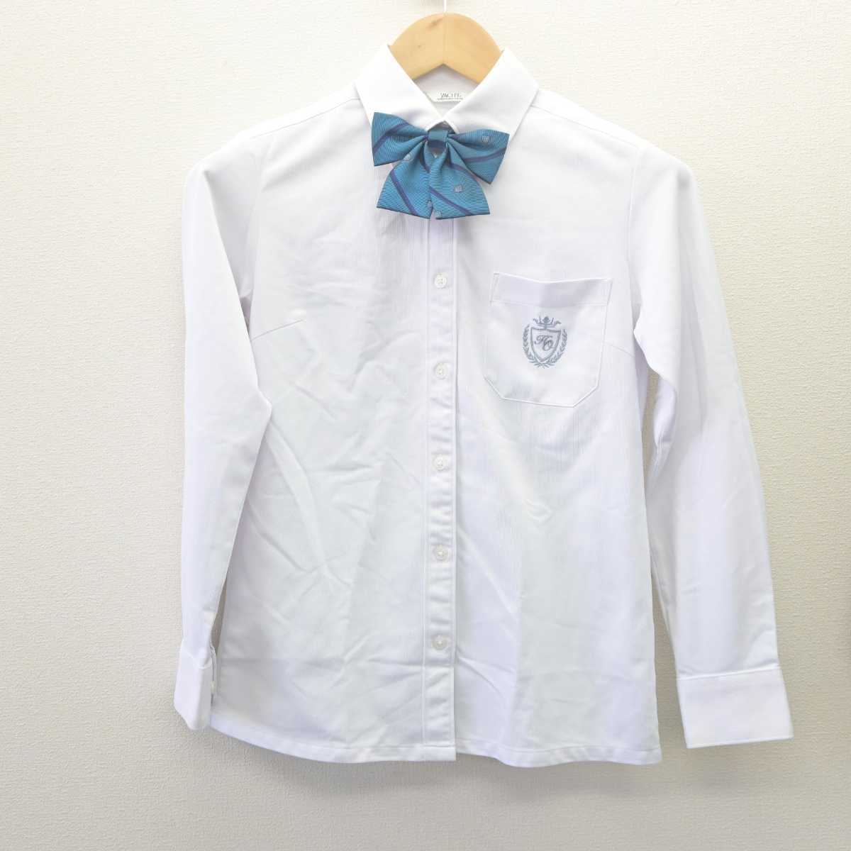 【中古】大阪府 東大谷高等学校 女子制服 3点 (シャツ・スカート) sf061640