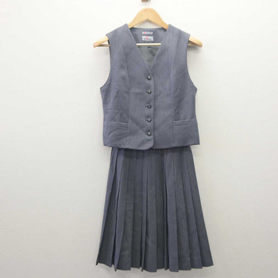 【中古】東京都 星美学園中学校高等学校/旧制服 女子制服 4点 (ブレザー・ベスト・スカート) sf061648