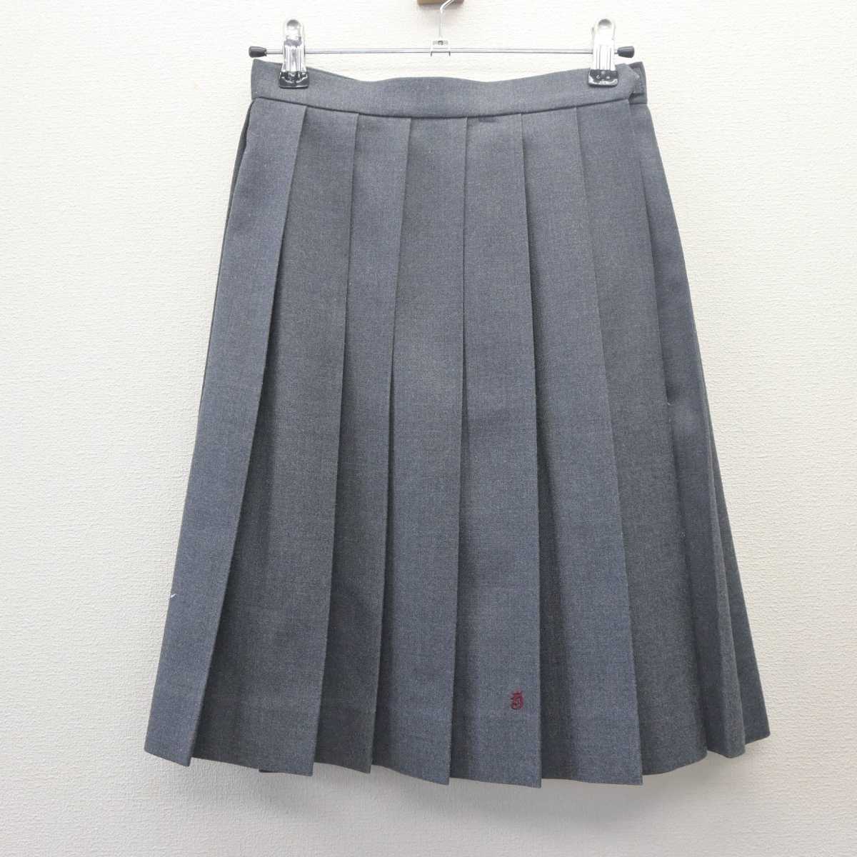 【中古】茨城県 常総学院高等学校 女子制服 2点 (スカート・スカート) sf061654