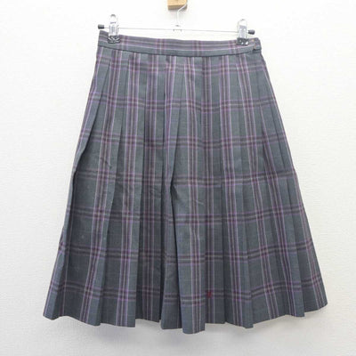 【中古】茨城県 常総学院高等学校 女子制服 2点 (スカート・スカート) sf061654