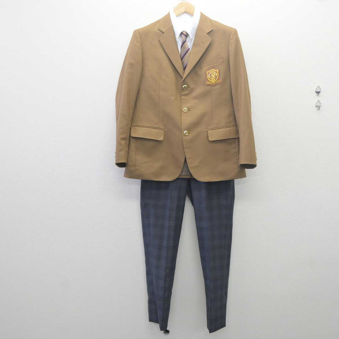 【中古】栃木県 作新学院高等学校 男子制服 6点 (ブレザー・シャツ・ズボン) sf061656 | 中古制服通販パレイド