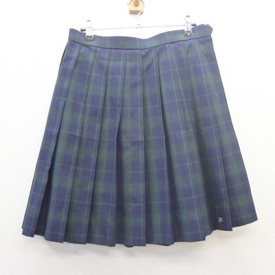 【中古】栃木県 壬生高等学校 女子制服 2点 (ニットベスト・スカート) sf061660