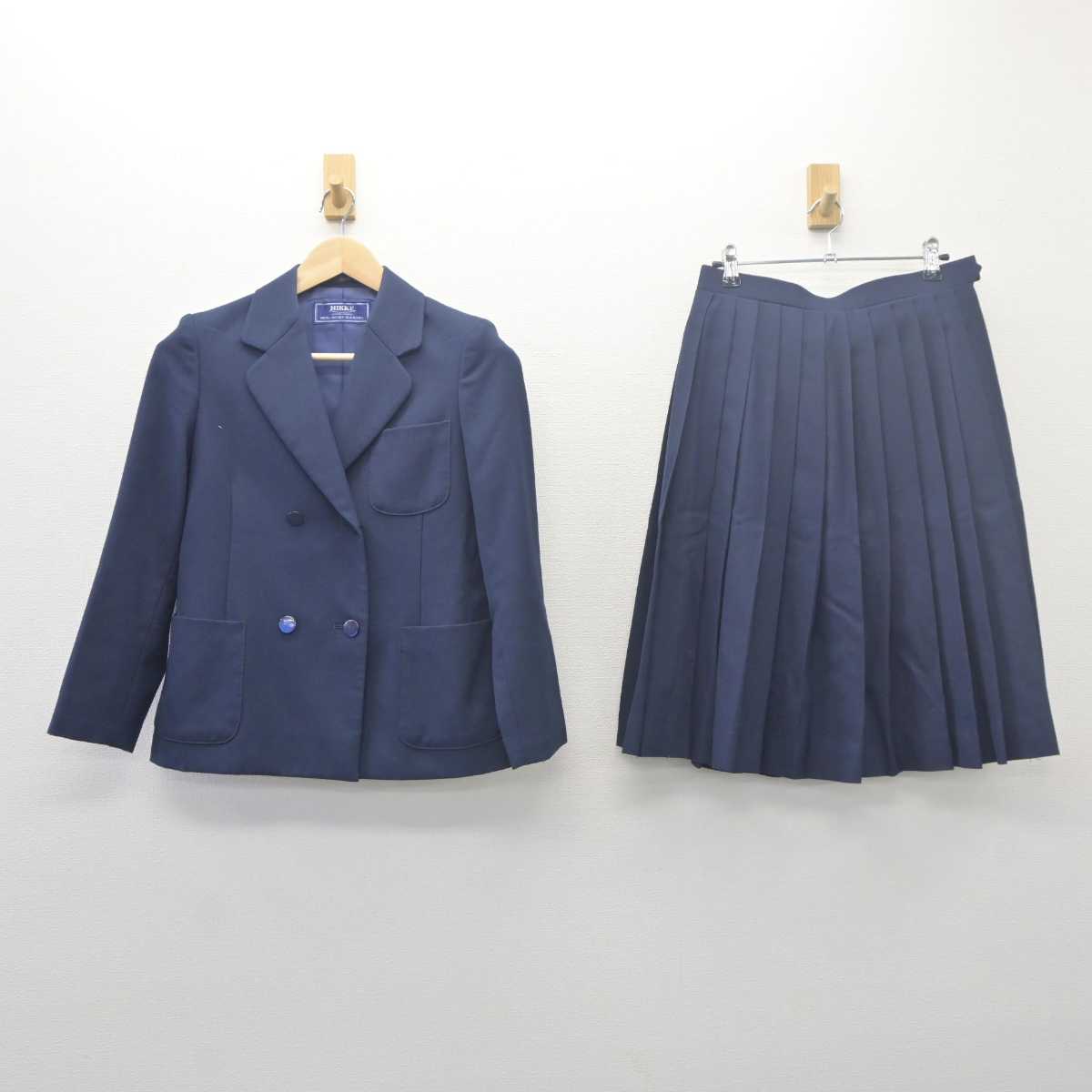 【中古】栃木県 宝木中学校 女子制服 3点 (ブレザー・スカート) sf061661