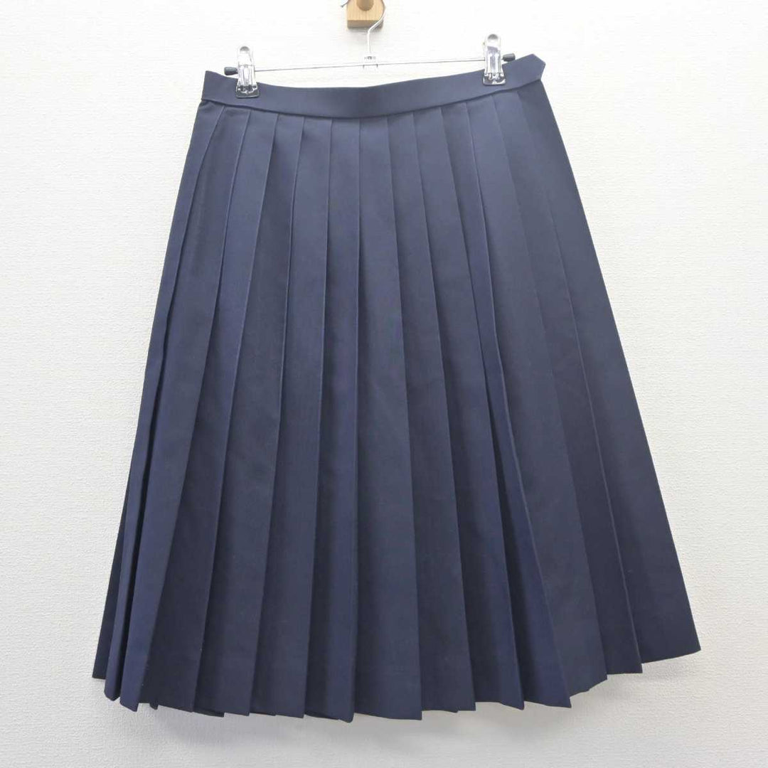 【中古】栃木県 宝木中学校 女子制服 2点 (ベスト・スカート) sf061662