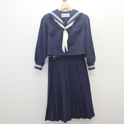 【中古】千葉県 高津中学校 女子制服 3点 (セーラー服・スカート) sf061663