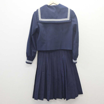 【中古】千葉県 高津中学校 女子制服 2点 (セーラー服・スカート) sf061664