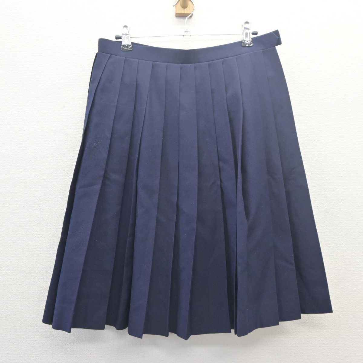 【中古】千葉県 高津中学校 女子制服 2点 (セーラー服・スカート) sf061664