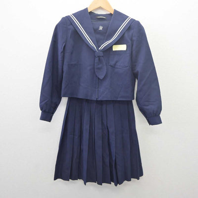 【中古】大分県 大分坂ノ市中学校 女子制服 2点 (セーラー服・スカート) sf061682