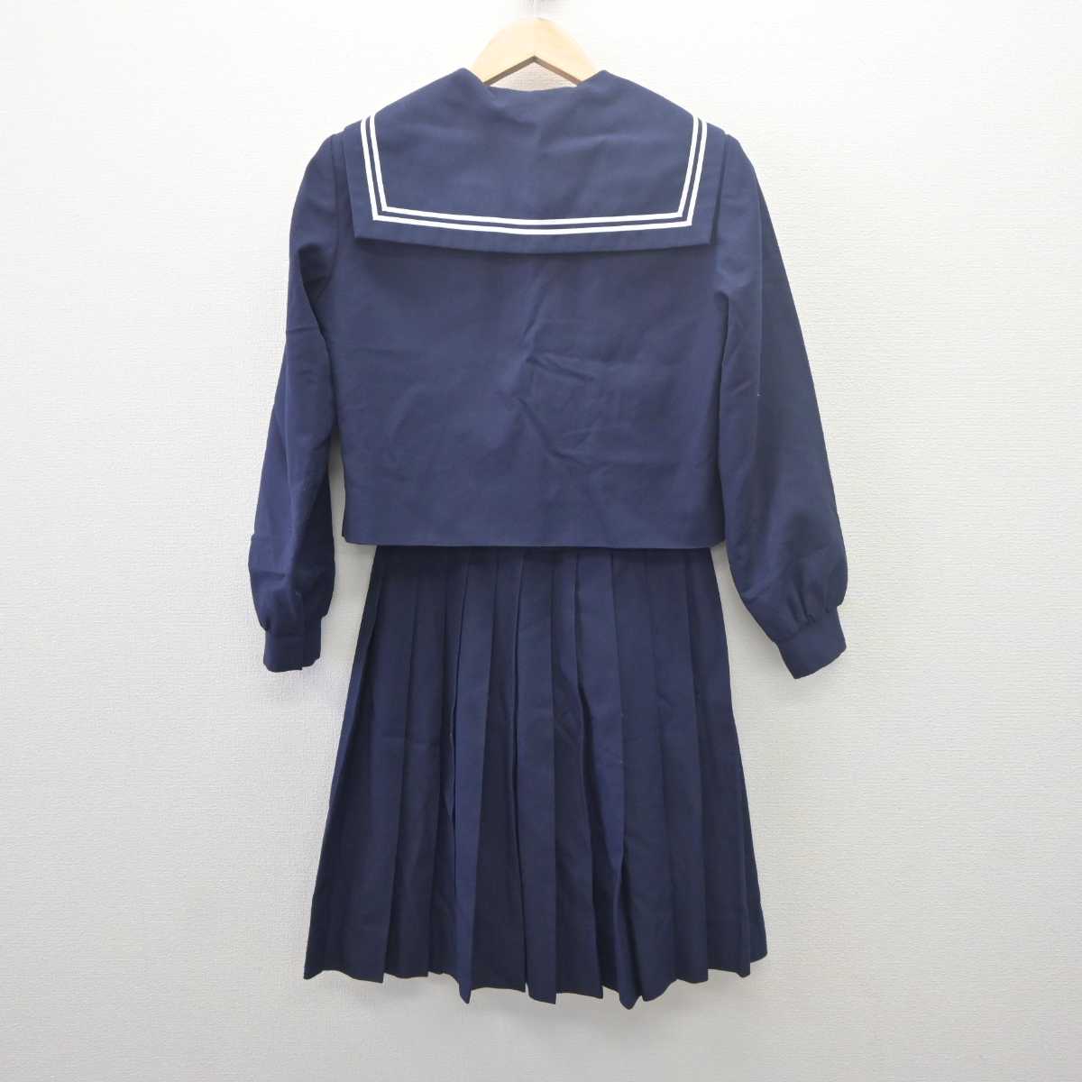 【中古】大分県 大分坂ノ市中学校 女子制服 2点 (セーラー服・スカート) sf061682