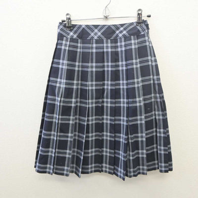 【中古】北海道 札幌清田高等学校 女子制服 2点 (ニットベスト・スカート) sf061687