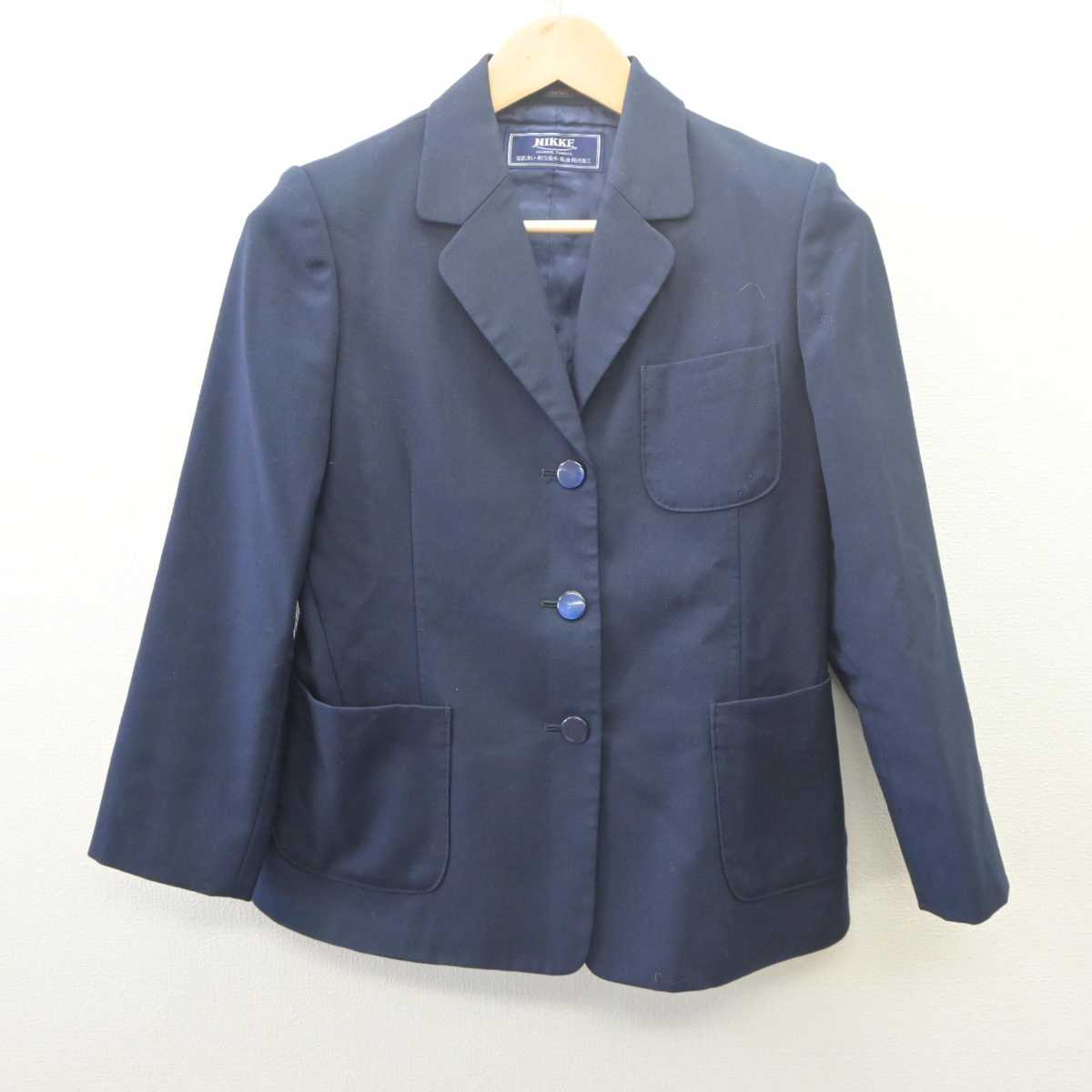 【中古】埼玉県 羽生市立東中学校 女子制服 2点 (ブレザー・ジャンパースカート) sf061690