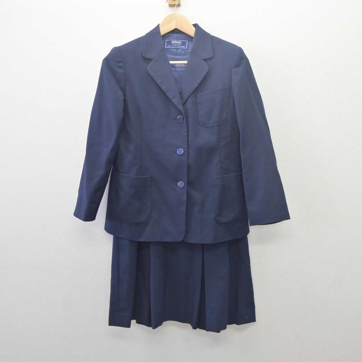 【中古】埼玉県 羽生市立東中学校 女子制服 2点 (ブレザー・ジャンパースカート) sf061691