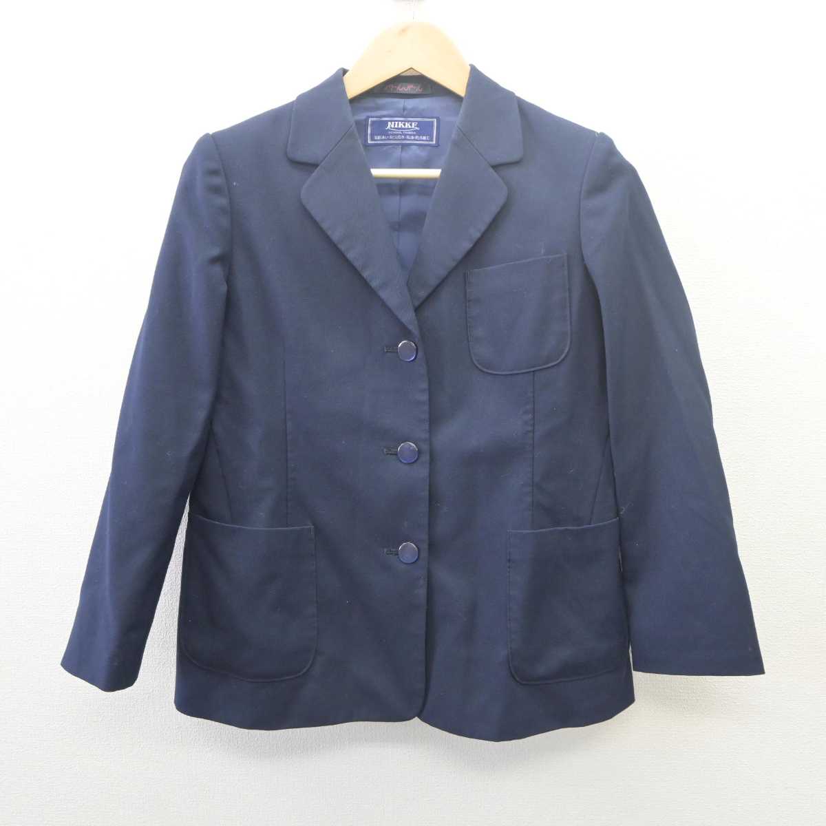 【中古】埼玉県 羽生市立東中学校 女子制服 2点 (ブレザー・ジャンパースカート) sf061691