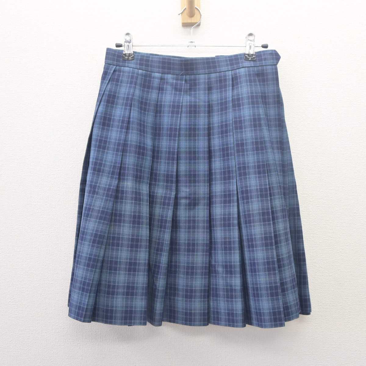 【中古】千葉県 敬愛学園高等学校 女子制服 3点 (ブレザー・ニット・スカート) sf061696