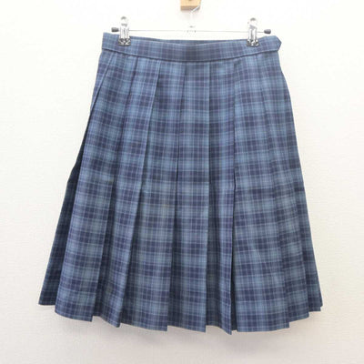 【中古】千葉県 敬愛学園高等学校 女子制服 2点 (ニットベスト・スカート) sf061697