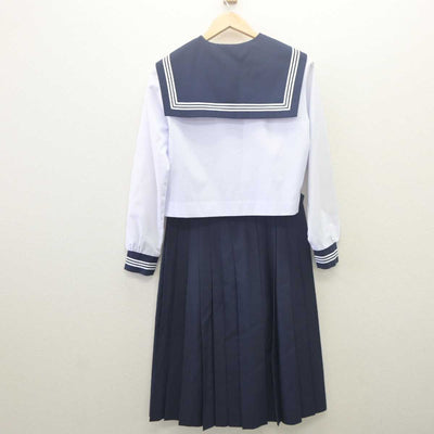 【中古】静岡県 磐田第一中学校 女子制服 3点 (セーラー服・セーラー服・スカート) sf061700