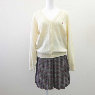 【中古】愛知県 名城大学附属高等学校 女子制服 3点 (ブレザー・ニット・スカート) sf061704