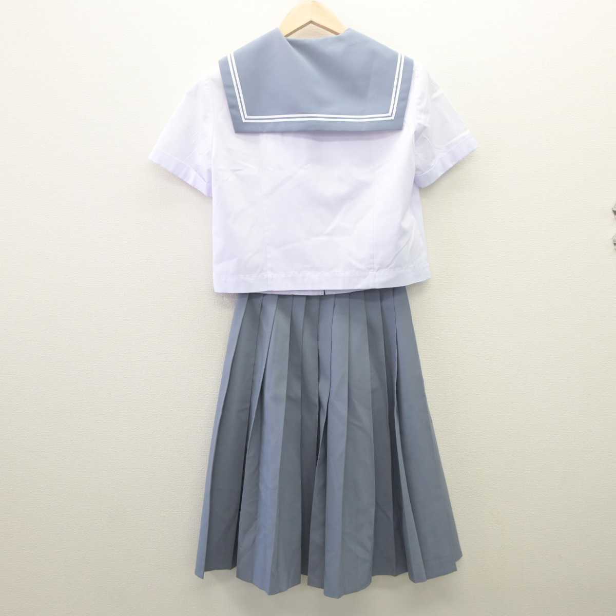 【中古】大分県 宇佐市立北部中学校 女子制服 3点 (セーラー服・スカート) sf061710