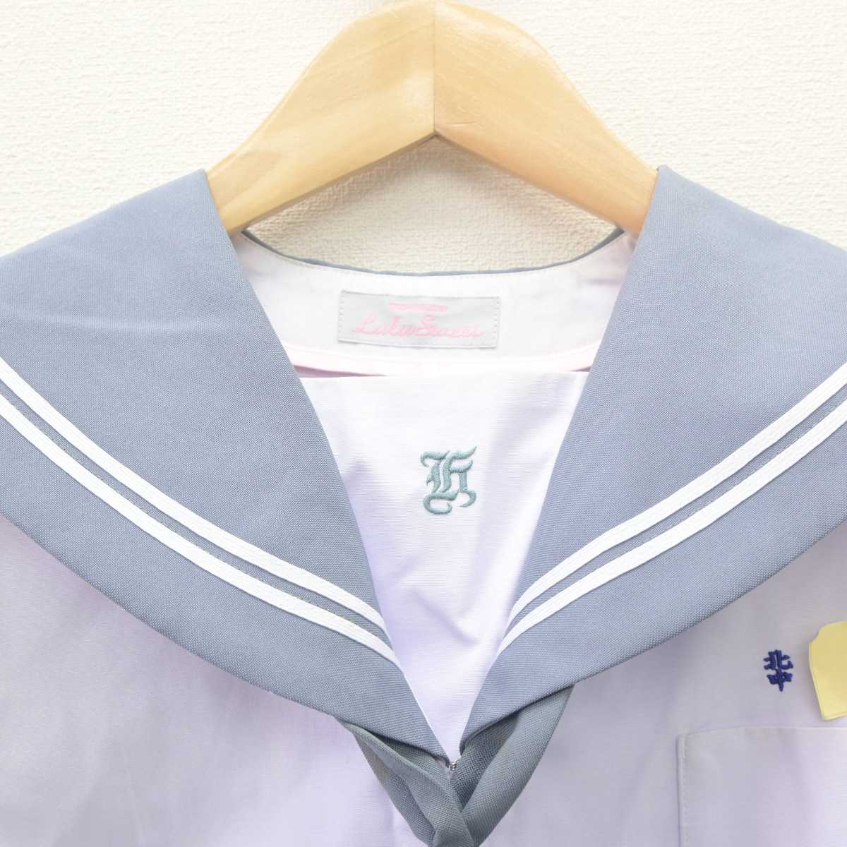 【中古】大分県 宇佐市立北部中学校 女子制服 2点 (セーラー服・スカート) sf061711